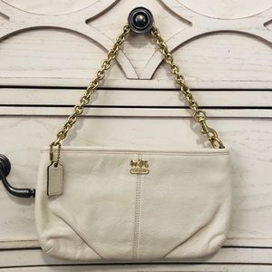 Coach Small Cream Bag